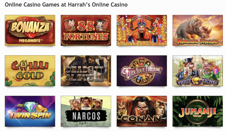 Harrahs Casino Review: Claim 20 Free Spins with No Deposit!