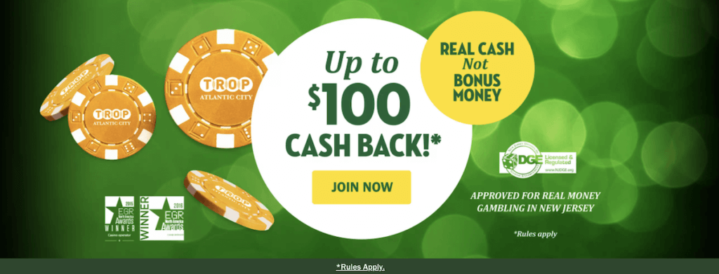 Online gambling cashback