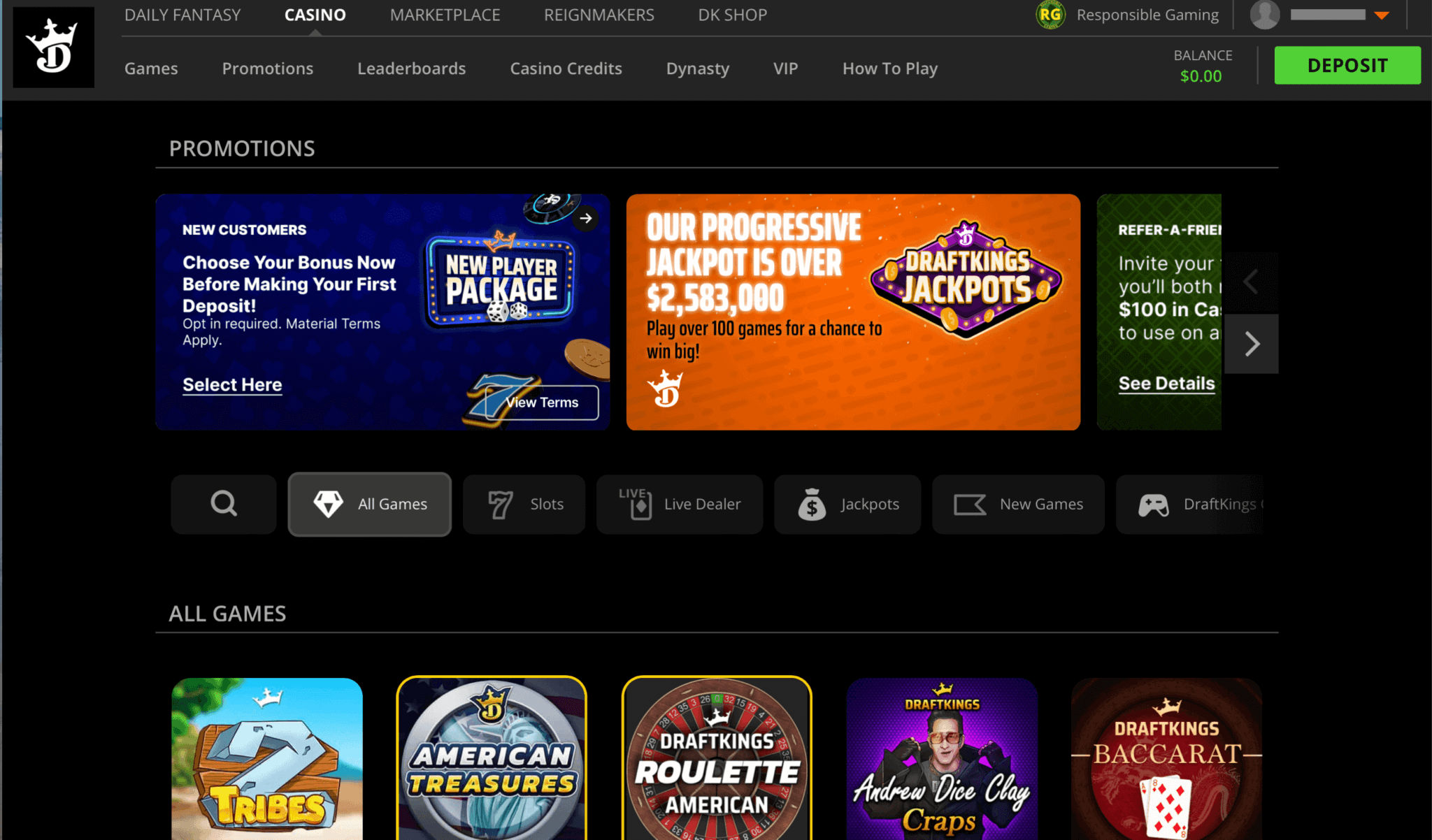 DraftKings Casino